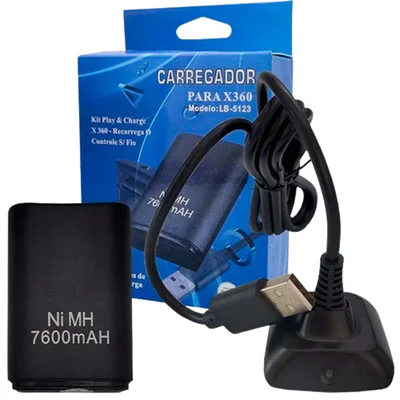 Carregador + Baiteria Para Controle De Xb Lb-5123