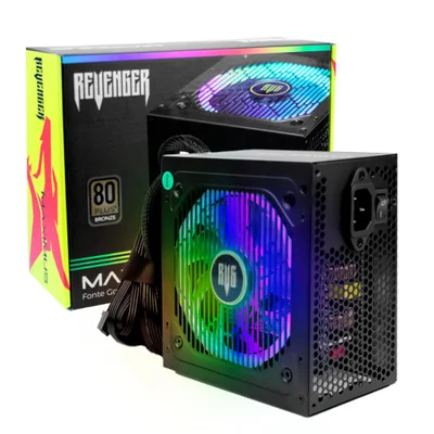 Fonte Gamer  Alimentação PC 750w Silencioso 80 Plus Pfc
