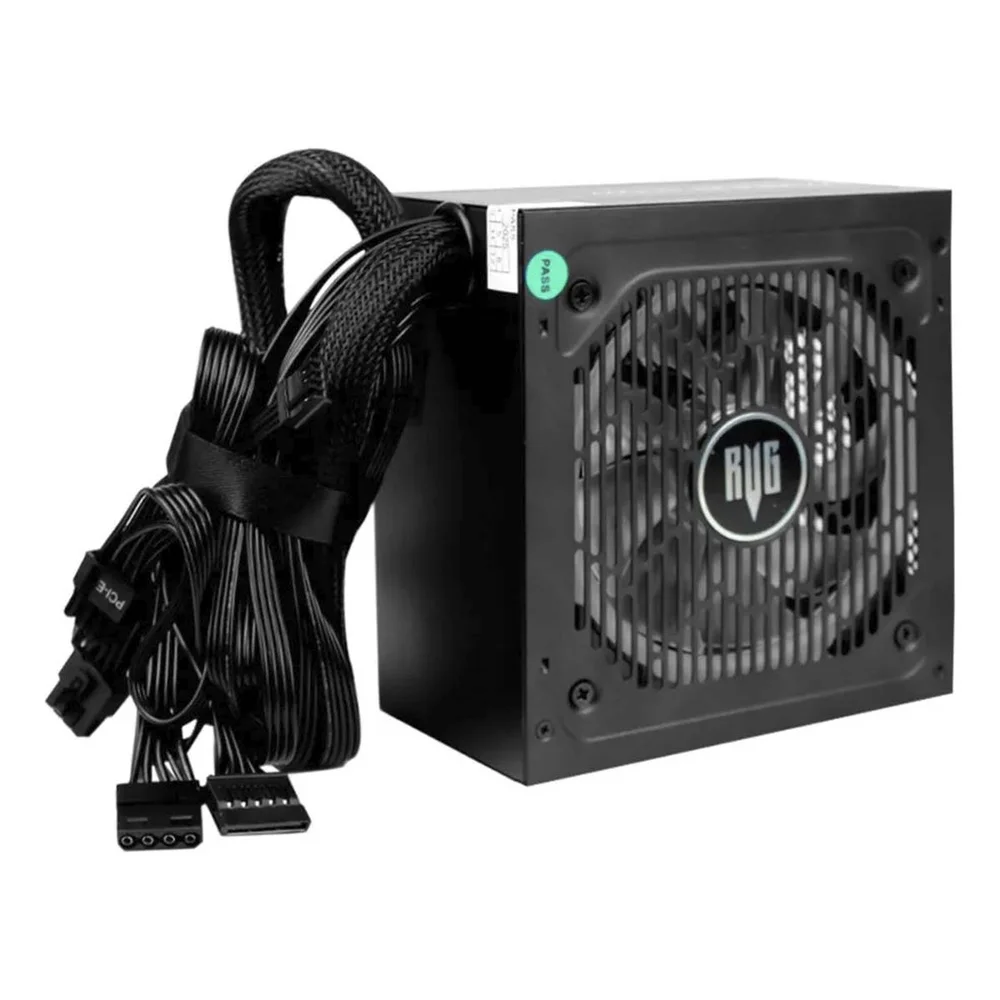 Imagem 4 de 5 do produto Fonte Gamer  Alimentação PC 750w Silencioso 80 Plus Pfc