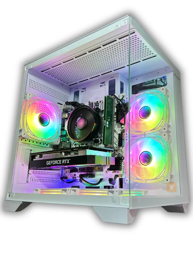 PC Gamer Aquario Branco | Ryzen 5 5500 | RTX 3050 6GB | 32GB RAM | SSD NVMe 1TB | Windows 11 Pro - view 2