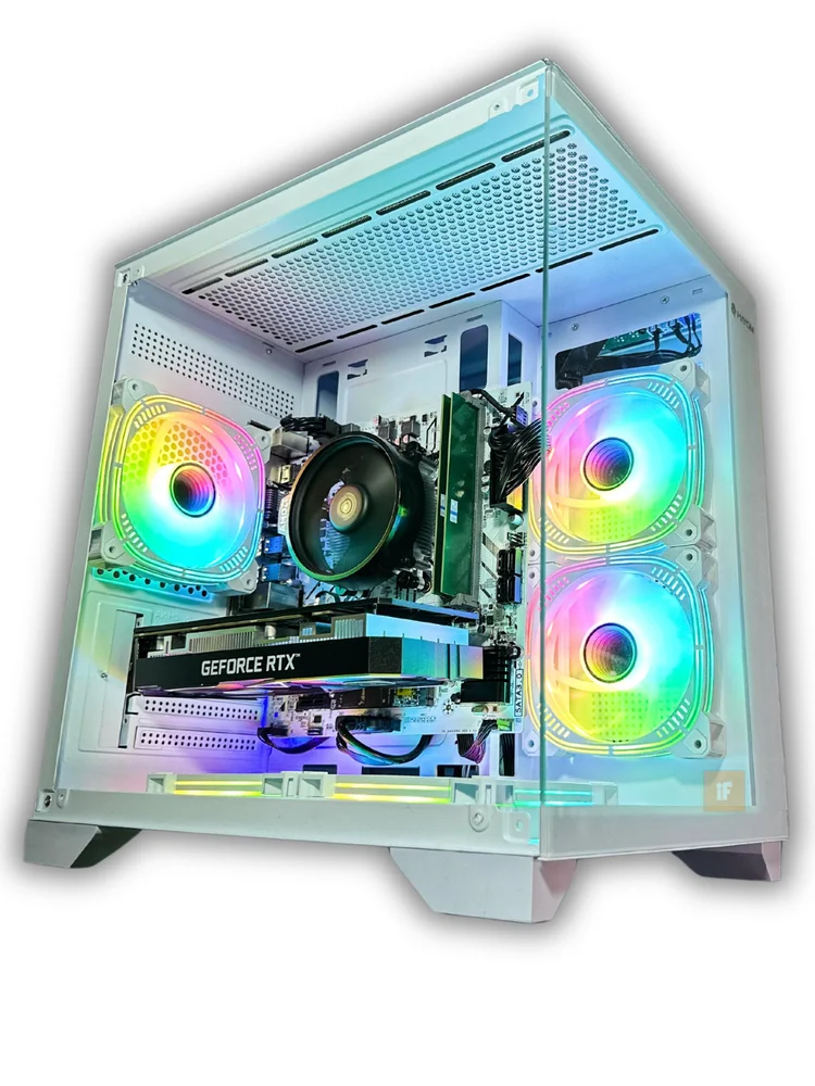 PC Gamer Aquario Branco | Ryzen 5 5500 | RTX 3050 6GB | 32GB RAM | SSD NVMe 1TB | Windows 11 Pro - view 4