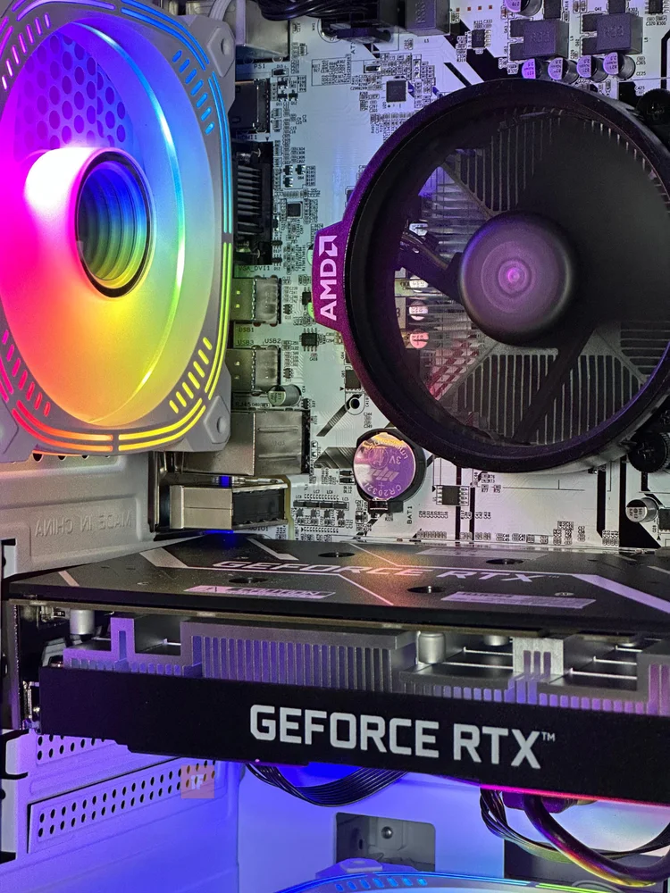 PC Gamer Aquario Branco | Ryzen 5 5500 | RTX 3050 6GB | 32GB RAM | SSD NVMe 1TB | Windows 11 Pro - view 5