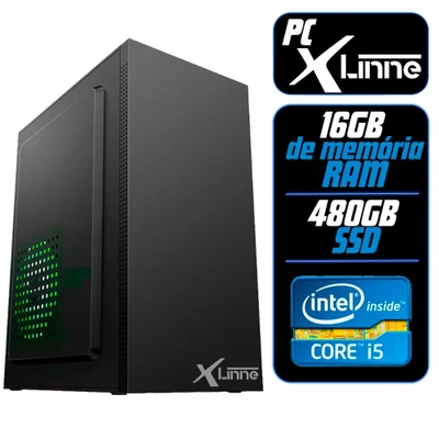 PC/Desktop/Computador Intel Core I5 2400 16Gb Ram Ssd 480gb X-Linne