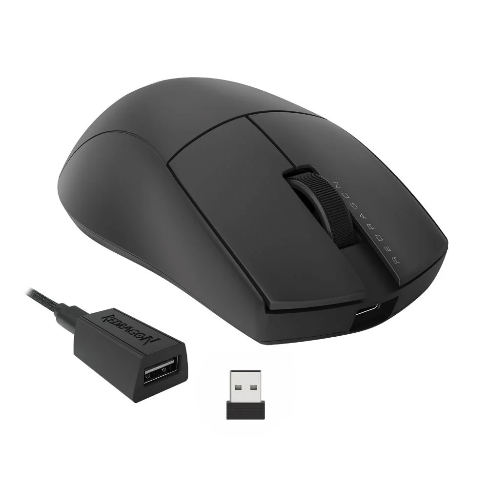 Imagem 2 de 5 do produto Mouse Gamer Redragon King Pro, Sem Fio, 26000 DPI, 7 Botões, Preto - M916-pro-1k