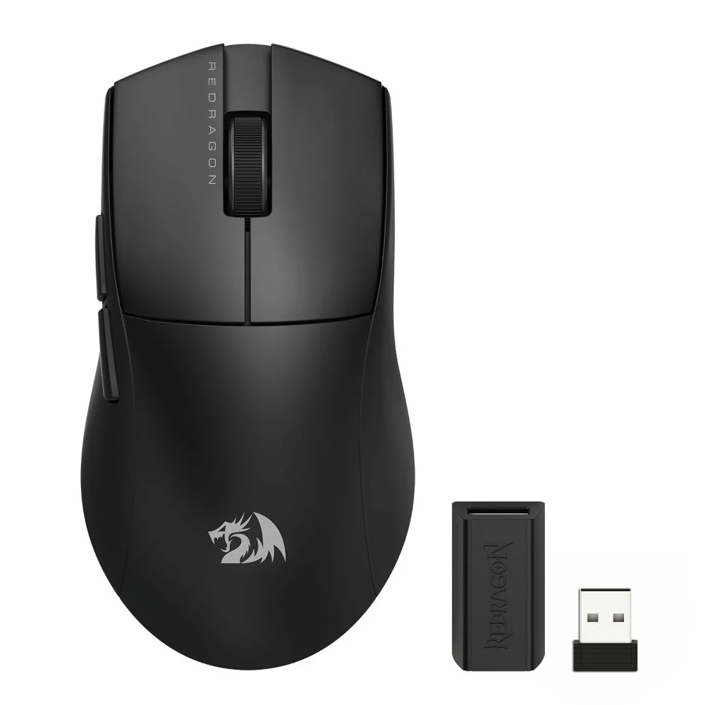 Imagem 3 de 5 do produto Mouse Gamer Redragon King Pro, Sem Fio, 26000 DPI, 7 Botões, Preto - M916-pro-1k