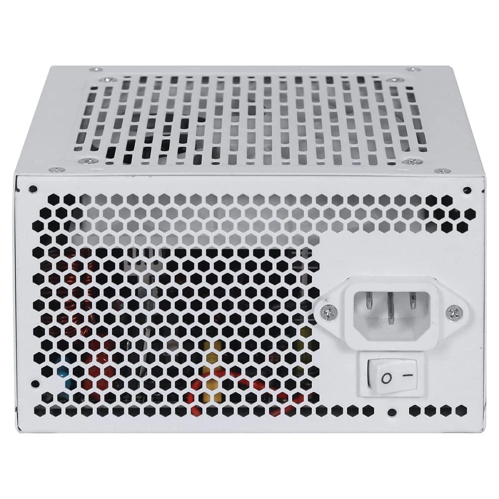 Imagem 3 de 5 do produto Fonte De Alimentação Gamer PCyes Shocker Full Modular 600w 80 Plus White - White Ghost