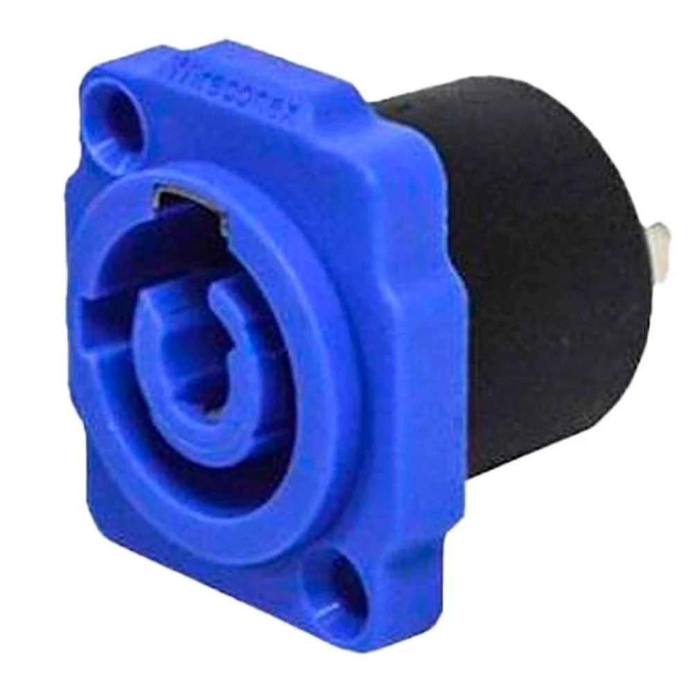 Imagem 2 de 2 do produto Conector De Ac-in Painel Wc 1823 In P Bl Pbl Azul  Wireconex 04 Unidades - Pç / 4 [f108]