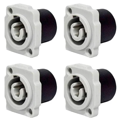 Conector De Ac-out Painel Wc 1833 Out P Gy Pgy Azul Wireconex 04 Unidades - Pç / 4 [f108]