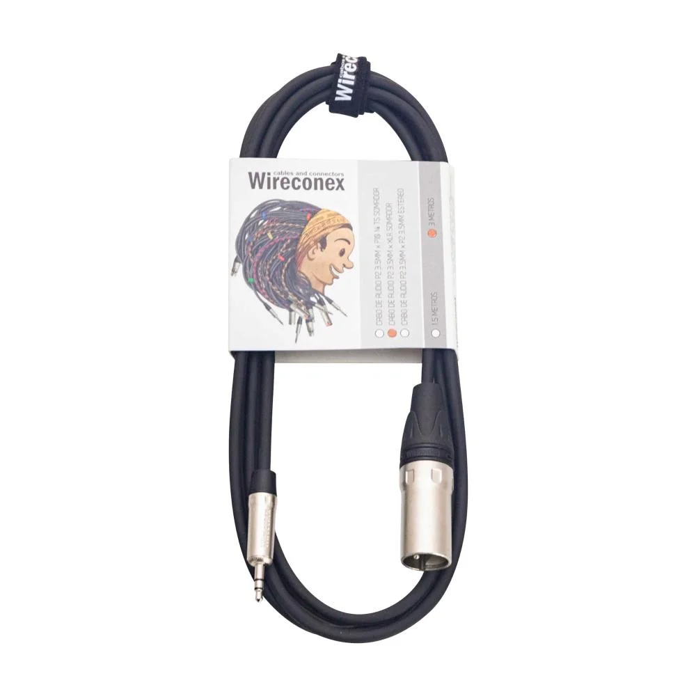 Imagem 2 de 3 do produto Cabo De Áudio P2 Xlr 1,5 Metros P2xlr 1,5 Wireconex [f108]