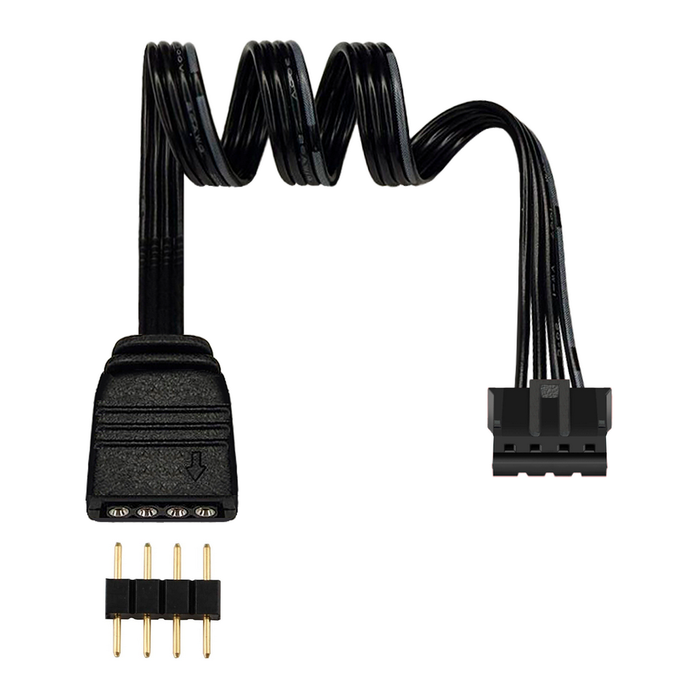 Cabo Adaptador de LED, RGB 12v 4 Pinos, Para Controladoras de 6 Pinos