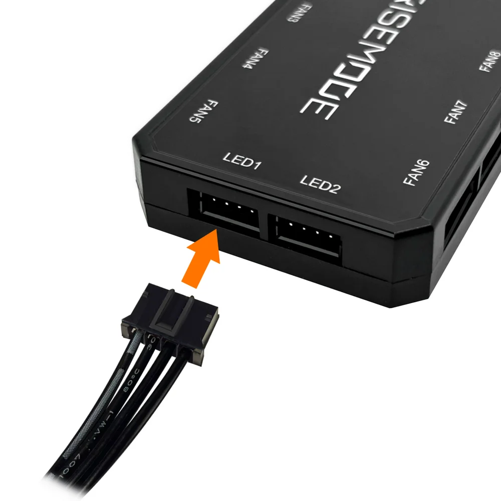 Imagem 2 de 5 do produto Cabo Adaptador de LED, RGB 12v 4 Pinos, Para Controladoras de 6 Pinos