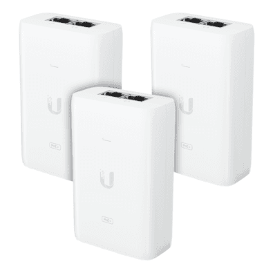 3 Fontes Injetores Poe+ Ubiquiti 48v 30w Unifi | Adaptadores Para Alimentação