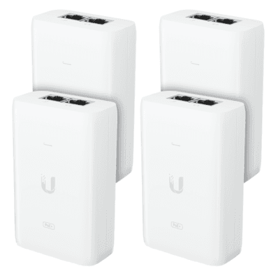 4 Fontes Injetores Poe+ Ubiquiti 48v 30w Unifi | Adaptadores Para Alimentação
