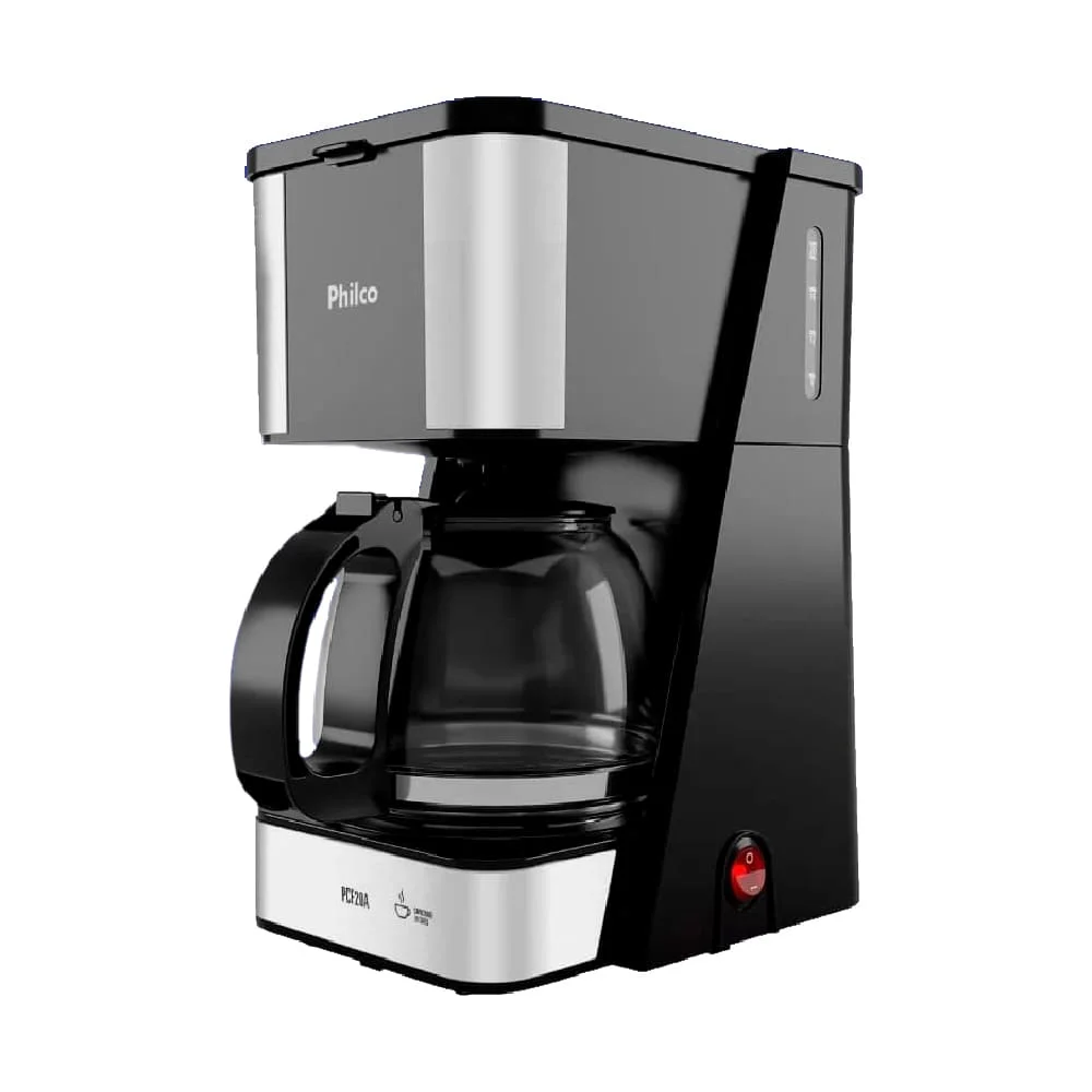 Cafeteira Philco PCf20a Jarra De Vidro 720ml 20 Cafes 650w-preto - 220v