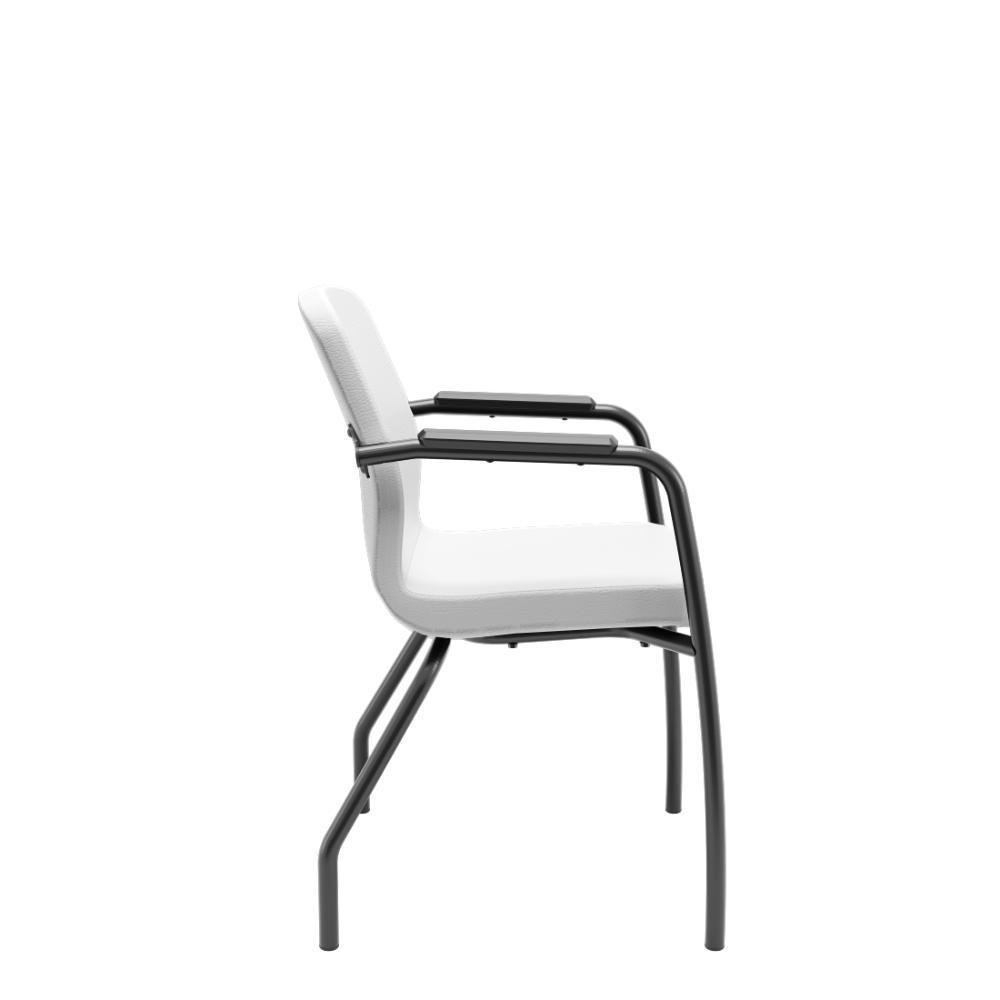 Imagem 3 de 3 do produto Cadeira Soer Fixa 4 Pés Branco Encosto Fixo