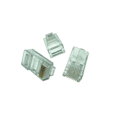 Conector Rj45 Cat5 Pacote Com 10 N-3 0,30mm