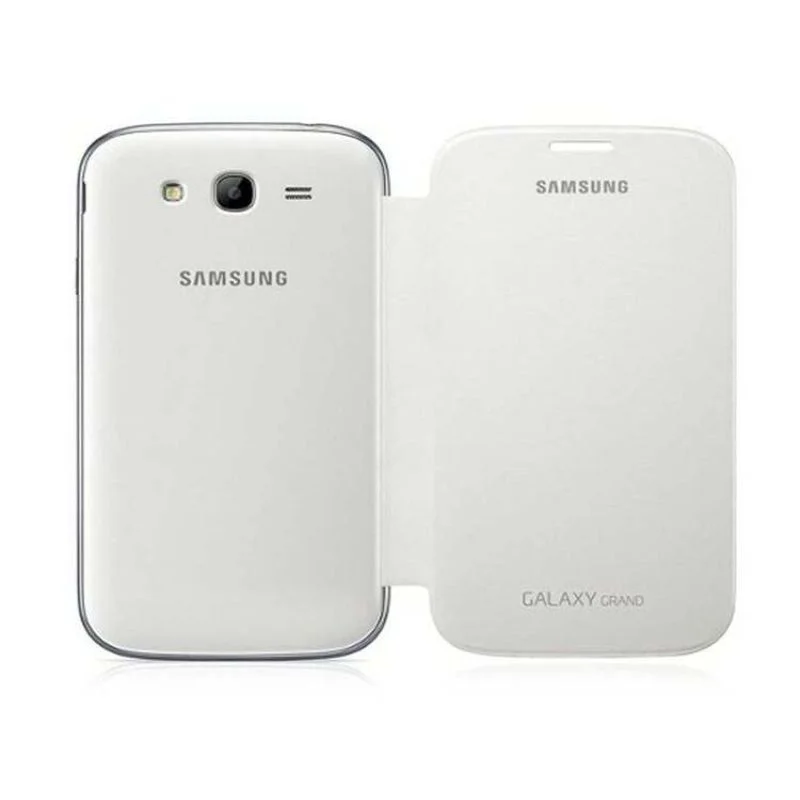 Capa Case Flip Cover Grand Duos Branco Ou Preto