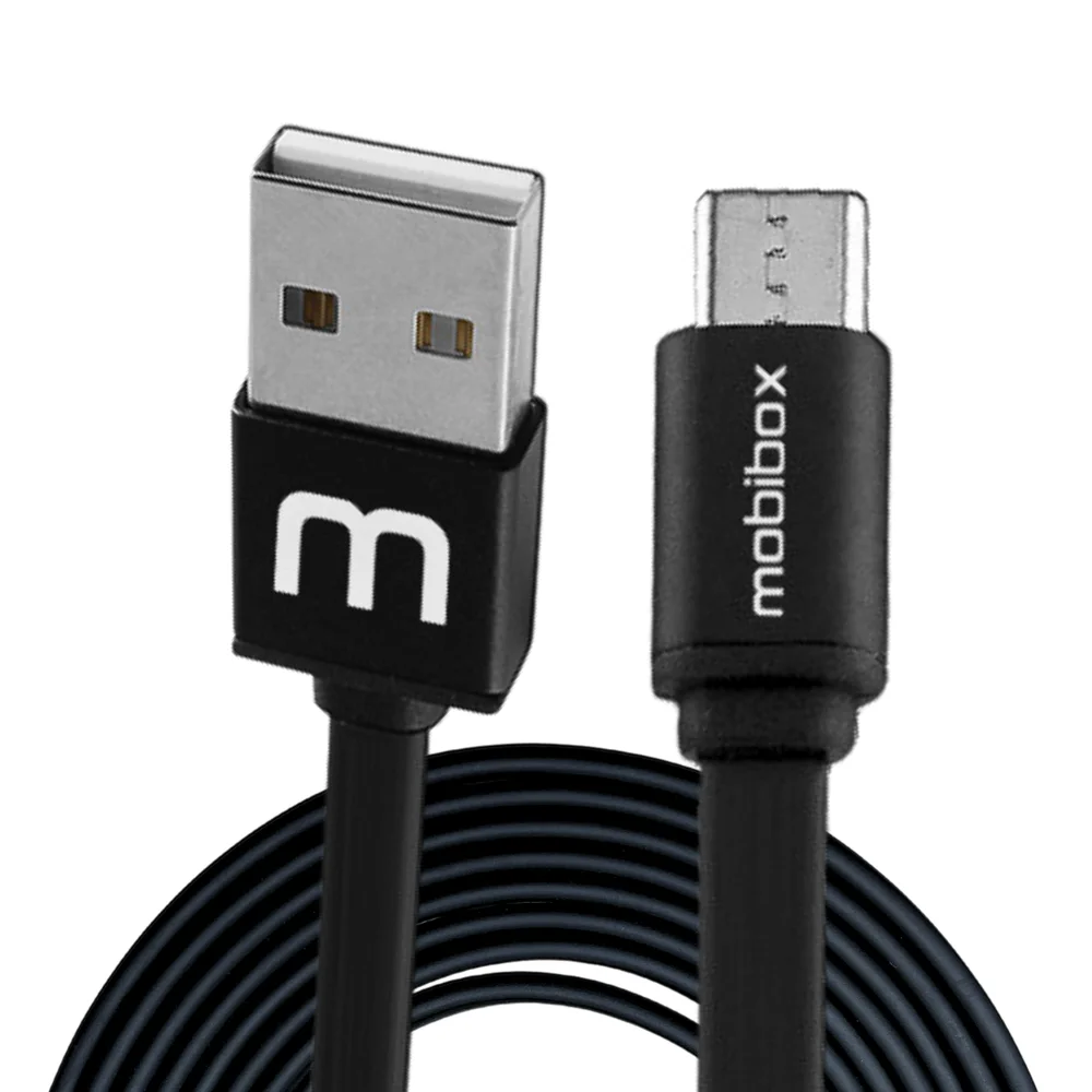 Cabo carregador Tipo C / USB - 2 metros - Reforçado e flexível - Ultra rápido - Original 1 ano de garantia