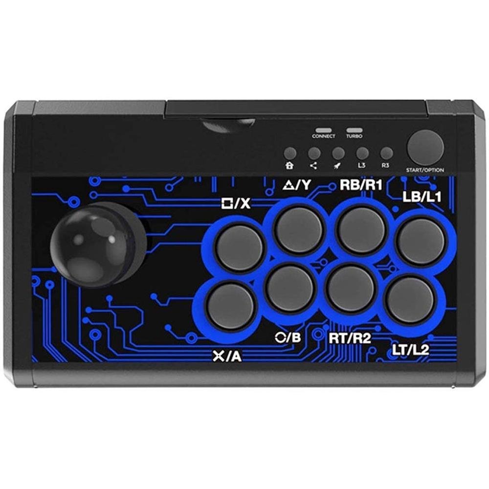 Imagem 4 de 5 do produto Controle Arcade Figth P/ Ps4 XBOX One Ps Switch PC Cor Preto