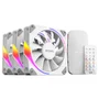 Kit Com 3 Fans Cooler ARGB PCyes Sangue Frio 3 White Ghost 120mm 3