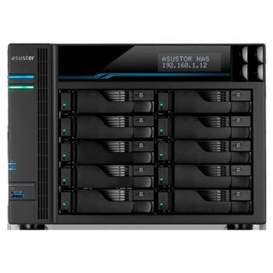Storage Nas Asustor As6510t Intel Quad-core C3538 2,1ghz 8GB Ddr4 Expansivel 10 Baias Hot-swap Ate 180tb Sem Hd