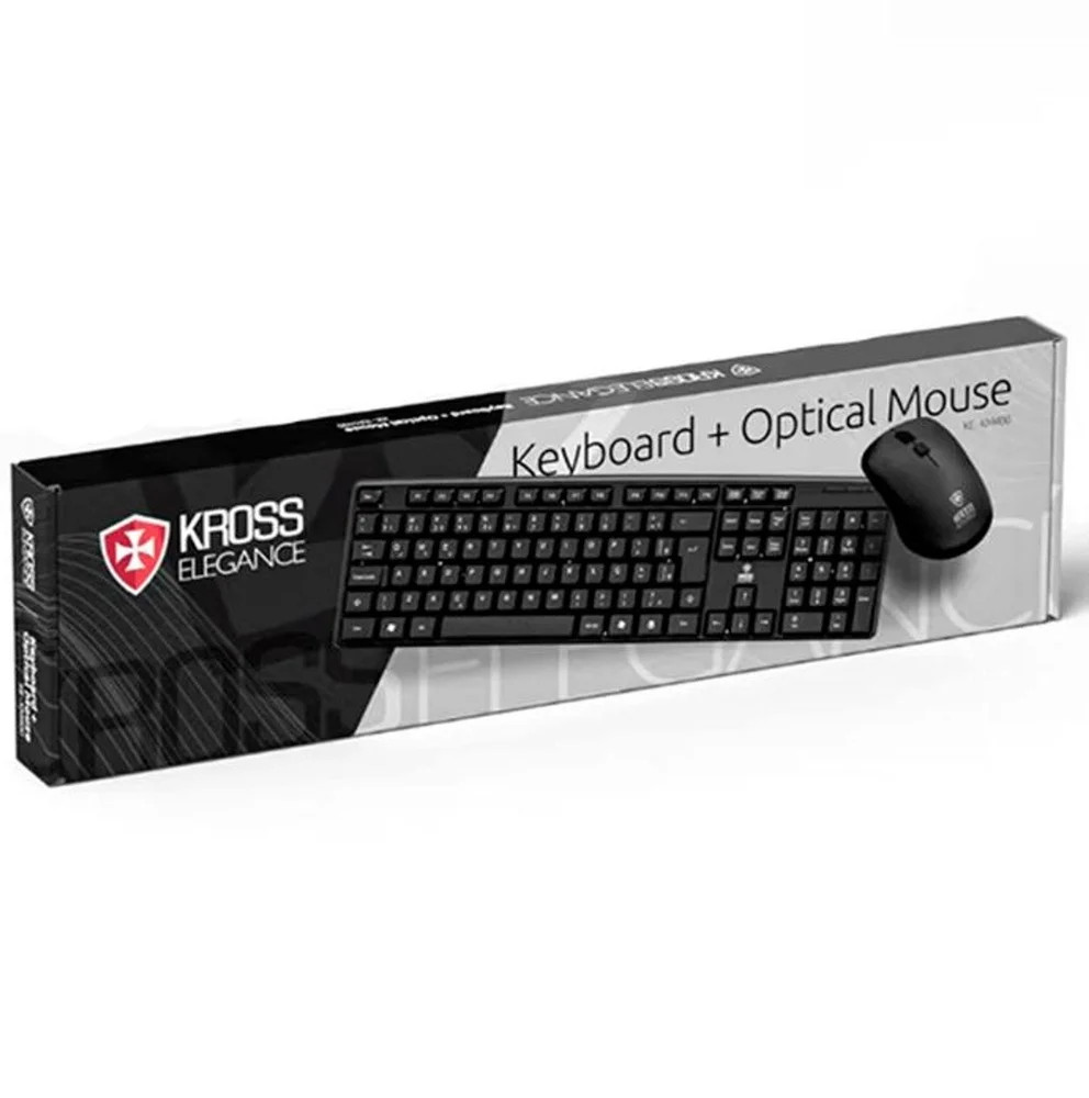 Imagem 2 de 4 do produto Kit Teclado Mouse Usb Kross Ke-km400v1 Preto
