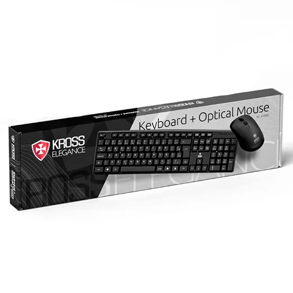 Imagem 4 de 4 do produto Kit Teclado Mouse Usb Kross Ke-km400v1 Preto