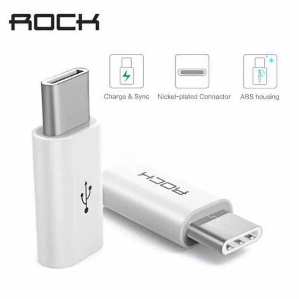 Imagem 2 de 3 do produto Adaptador Micro Usb Para Tipo-c Da Rock