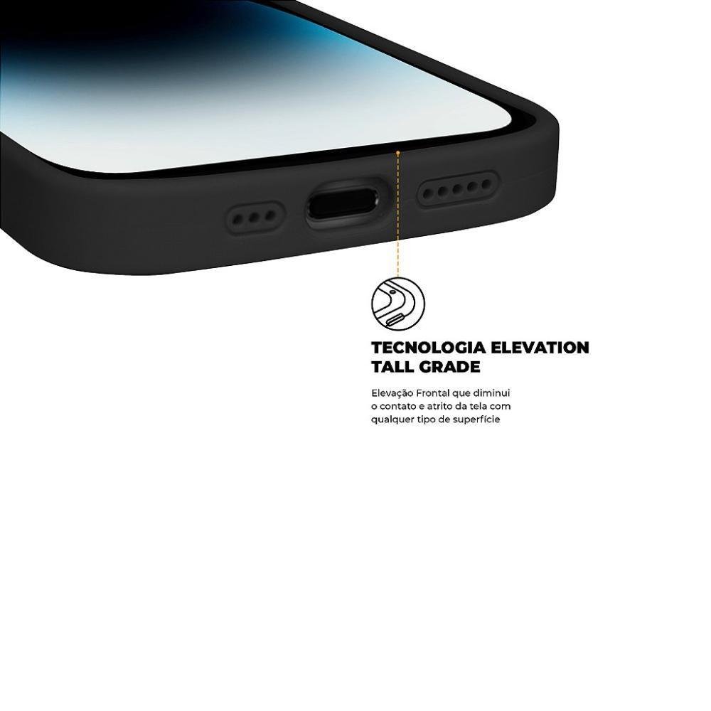 Imagem 5 de 5 do produto Capa Para Iphone 14 Pro - Silicon Premium Preta - Gshield