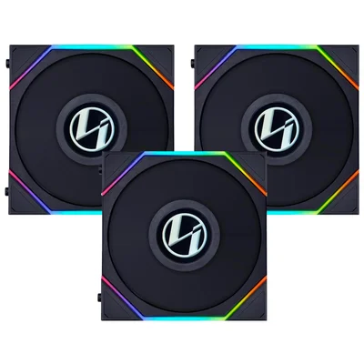 Kit 3 Cooler Lian Li Uni Fan Tl Lcd 120 RGB + Controlador