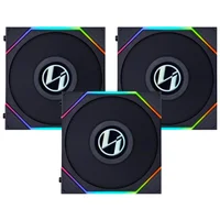 Kit 3 Cooler Lian Li Uni Fan Tl Lcd 120 RGB + Controlador 2