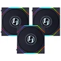 Kit 3 Cooler Lian Li Uni Fan Tl Lcd 120 RGB + Controlador 3