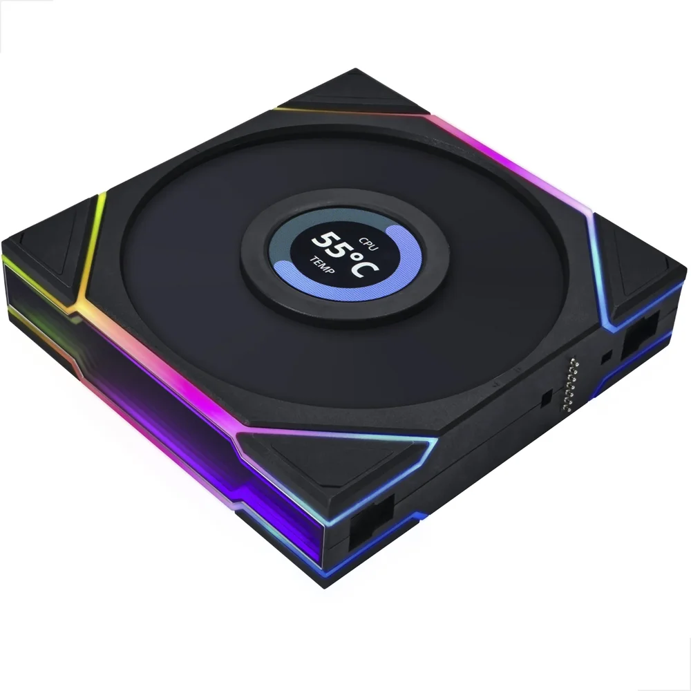 Kit 3 Cooler Lian Li Uni Fan Tl Lcd 120 RGB + Controlador 7