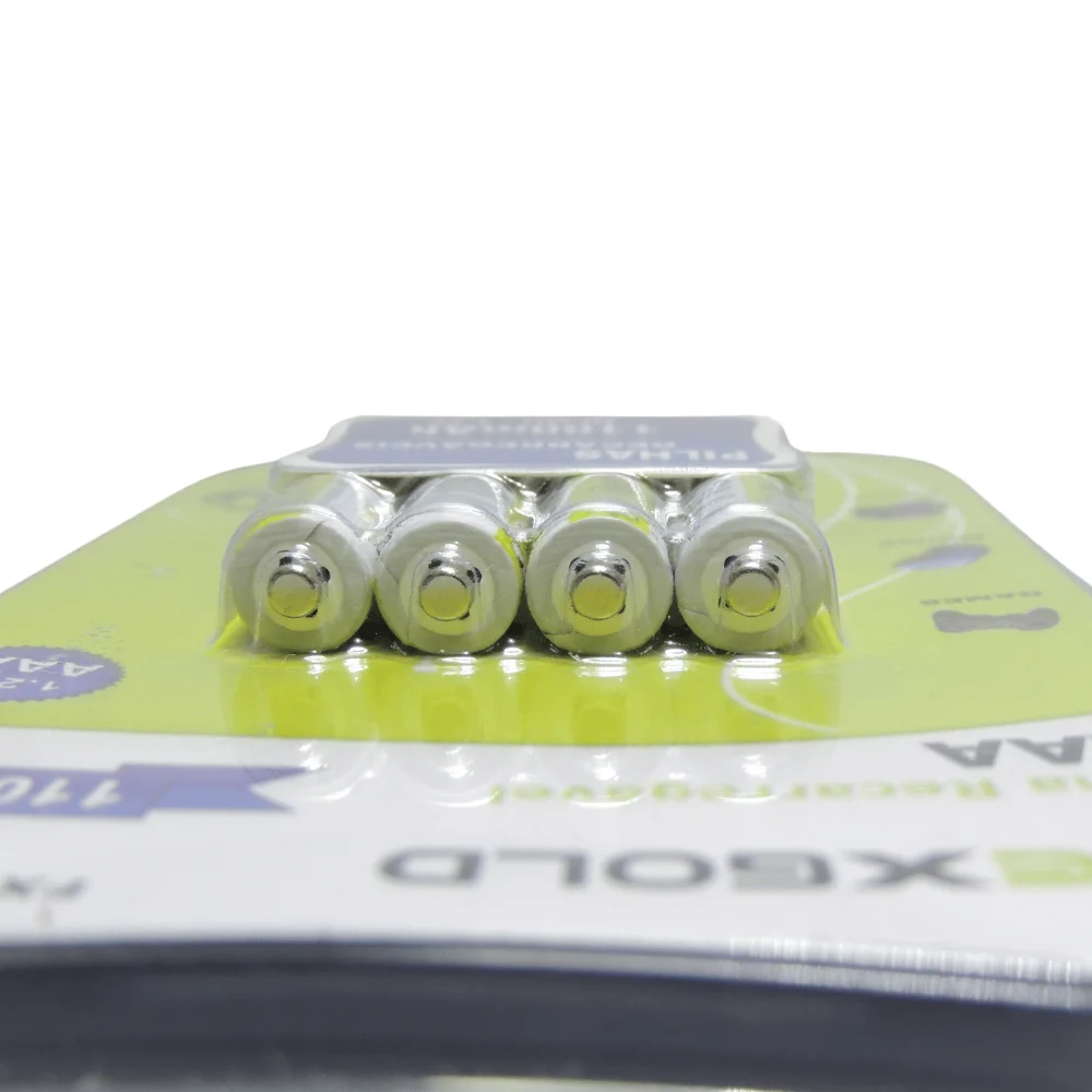 Bateria / Pilha Recarrega Vel C/ 4 Unid. Mod. "flex" Fx-aaa1
