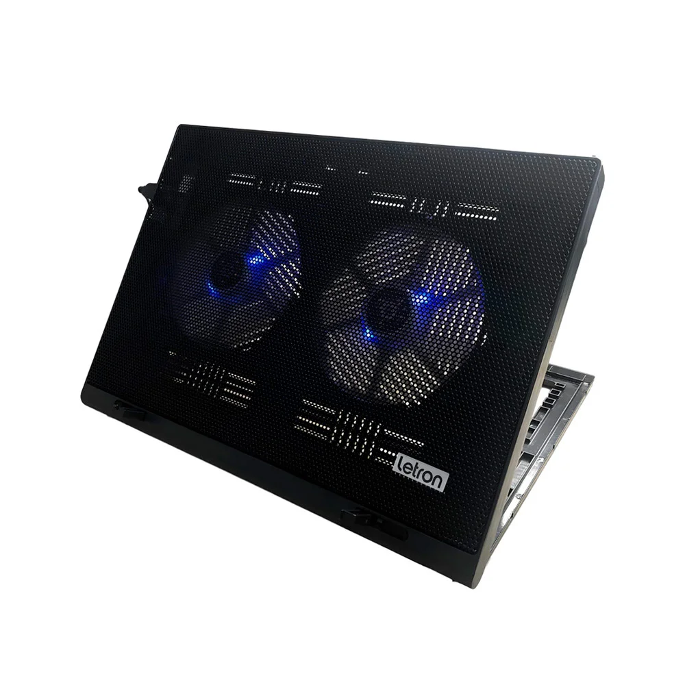 Imagem 3 de 3 do produto Base Para Notebook 17,3? 2 Coolers Shine LED Ergonomico Silencioso Letron