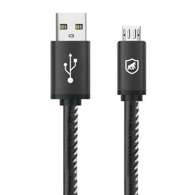 Cabo Micro Usb V8 / Usb-a - Turbo Militar - 1,5m  No Atacado - Caixa Fechada 10 Unidades - Gshield