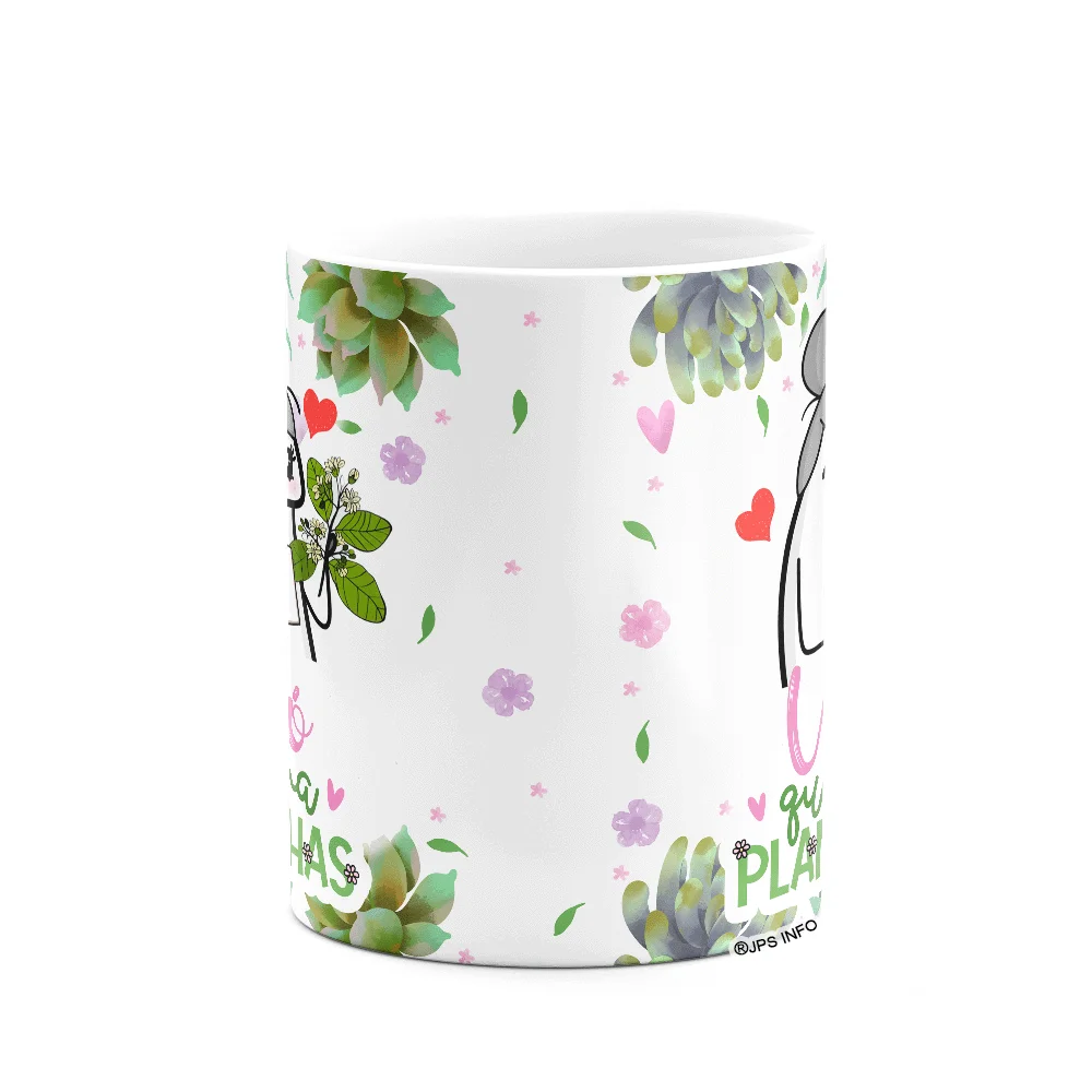 Imagem 2 de 3 do produto Caneca Flork Avós - Vovó Que Ama Plantinhas