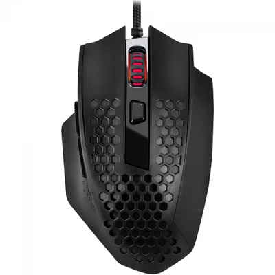 Mouse Gamer Redragon Bomber, Com Fio, RGB, 12400 DPI, 6 Botões,  Black - M722
