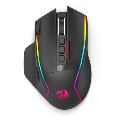 Mouse Gamer Redragon  M915RGB-wl, Swain Wireless, Preto