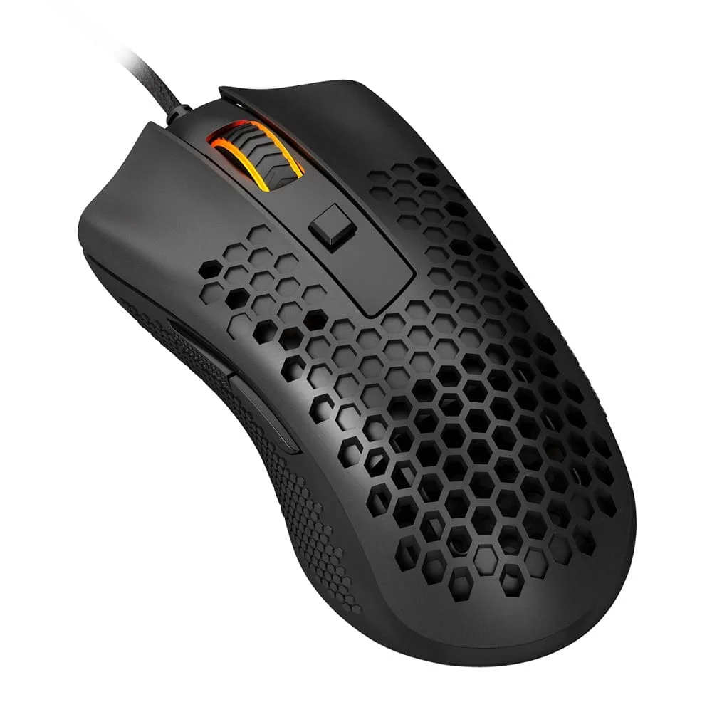 Imagem 4 de 5 do produto Mouse Gamer Redragon Storm, Com Fio, RGB, 12400 DPI, 6 Botões, Preto - M808-N