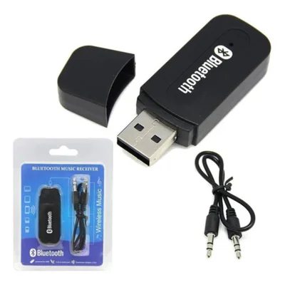 Adaptador Receptor Car Bluetooth Usb P2 Audio Stereo
