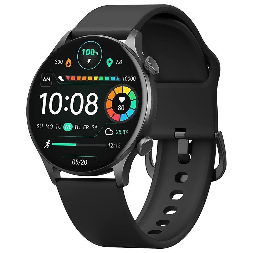 Relógio Smartwatch Haylou Solar Plus Ls16 - Preto - Com Bluetooth