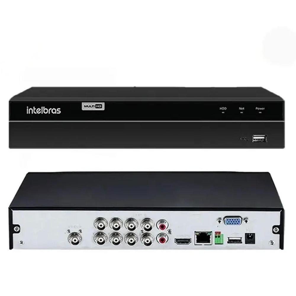 Dvr 8 Canais Mhdx 1208 Com Detecção Inteligente De Movimento Com Hd 6 Tb - Intelbras