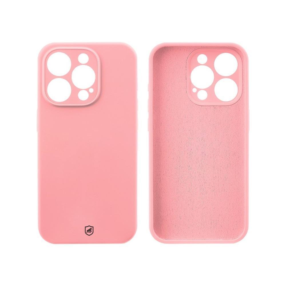Imagem 4 de 5 do produto Capa Para Iphone 15 Pro Max - Silicon Premium Rosa - Gshield