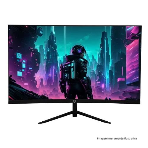 Monitor LED 27" Brazilpc Gamer Bpc-27r15-180 Curvo R1500 180hz Preto
