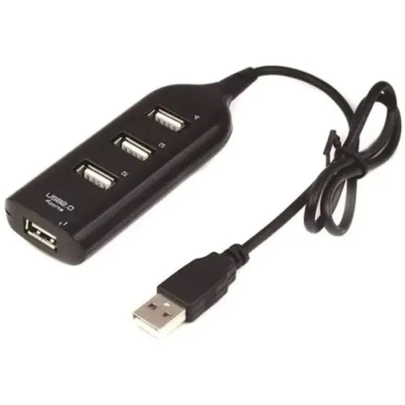 Imagem 2 de 3 do produto Hub Usb 2.0 4 Portas Cabo 40cm