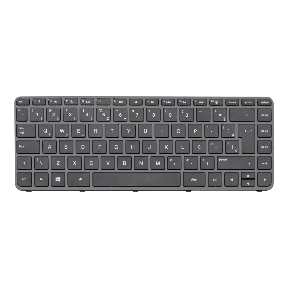 Teclado Para Notebook Hp Pavilion 14-n030br Com Moldura Teclado Para Notebook Hp Pavilion 14-n030br Com Moldura