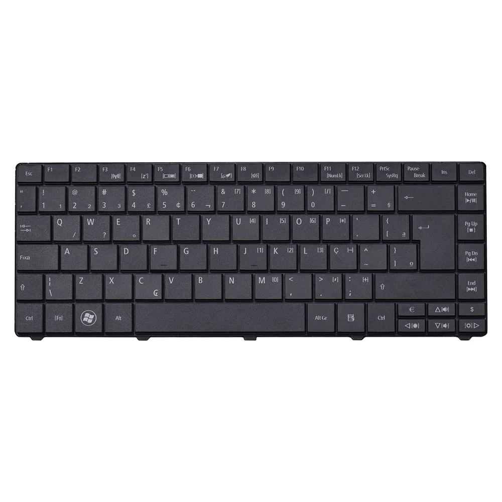 Teclado Para Notebook Acer Aspire 4810tz-4252 Abnt2 Teclado Para Notebook Acer Aspire 4810tz-4252 Abnt2