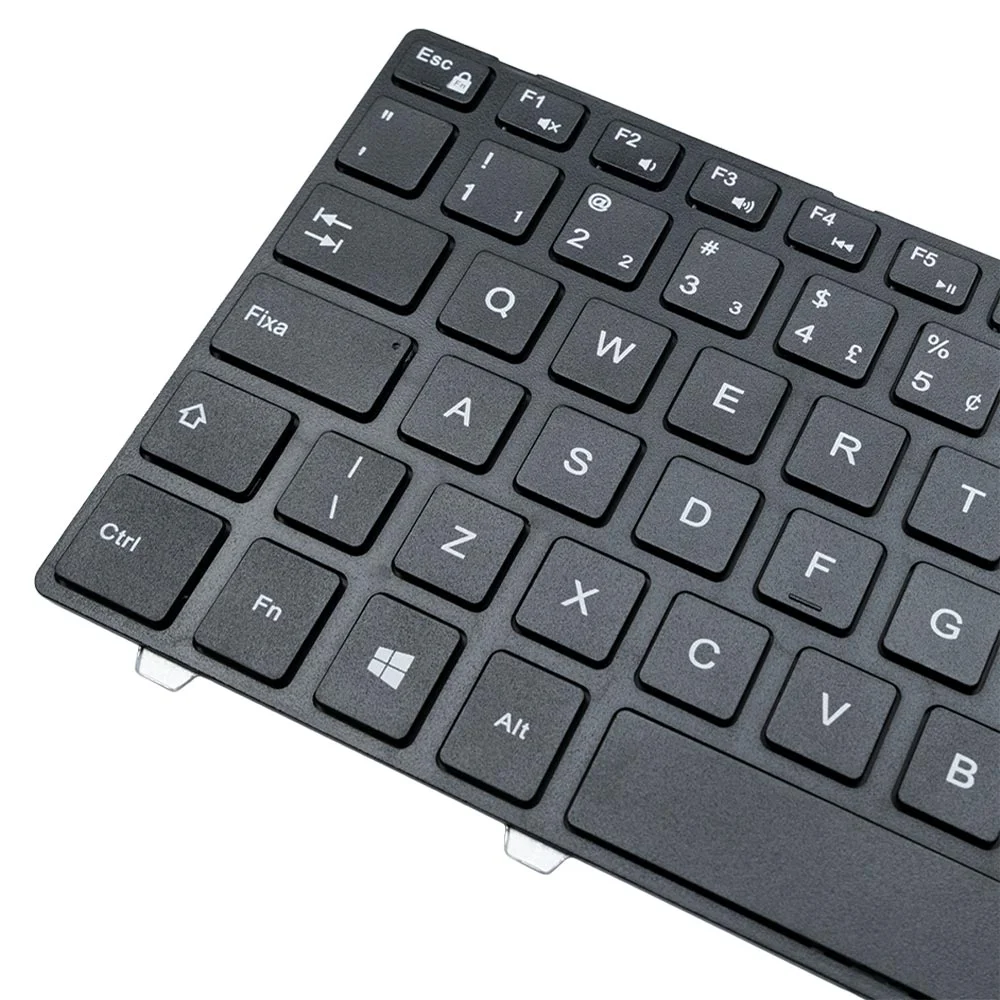 Teclado Para Notebook Dell Part Number V147125ar1 Sem Iluminação