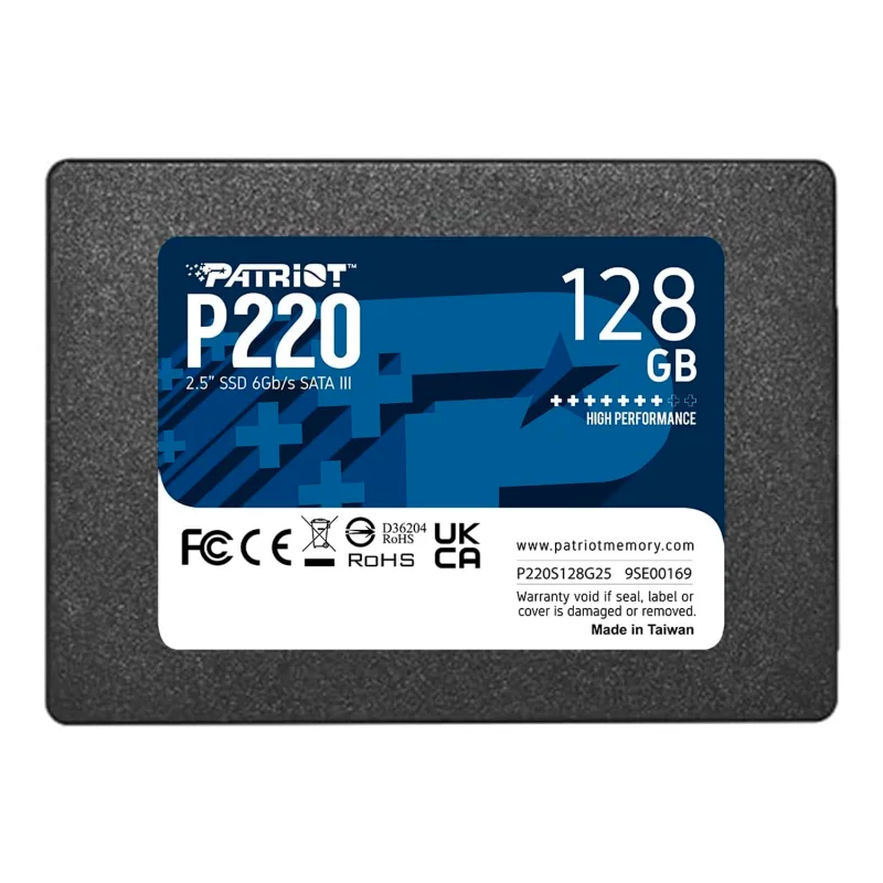 SSD 128GB Patriot P220 500-400 Mbs